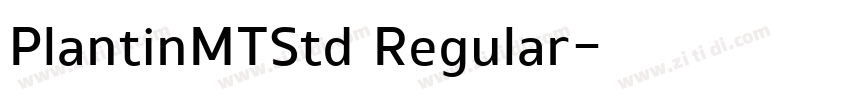 PlantinMTStd Regular字体转换